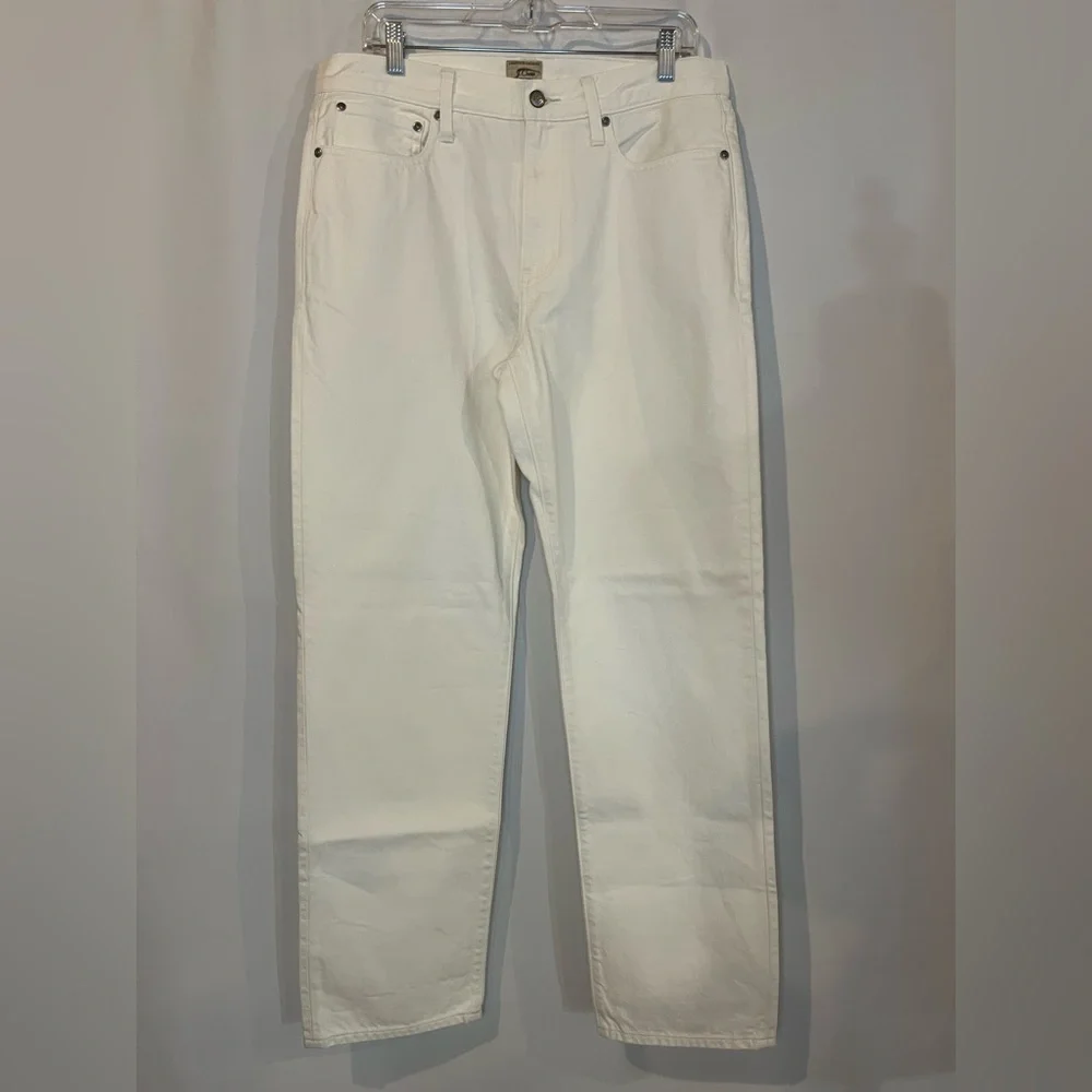 J.Crew Classic Jean in white